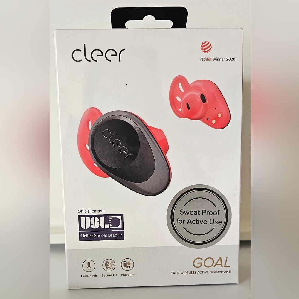 Cleer Red Wireless Earbuds